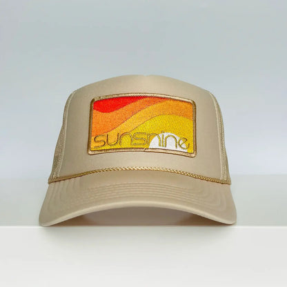 Sunshine Trucker Hat - Tan