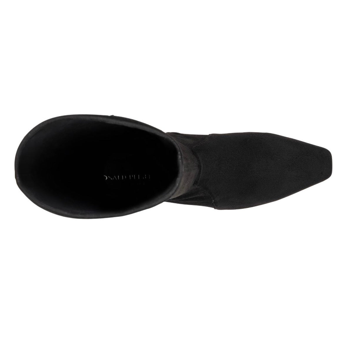 Foxi Stretch Kitten Heel Boot - Black