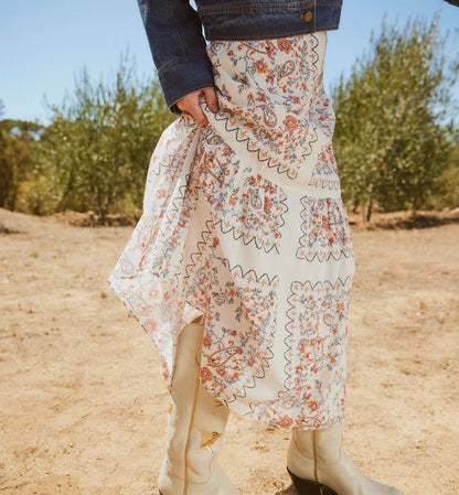 Marjorie Ankle Skirt - La Ramos