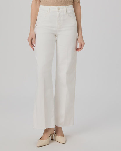 Anessa 31" Wide Leg Jean - Tonal Ecru