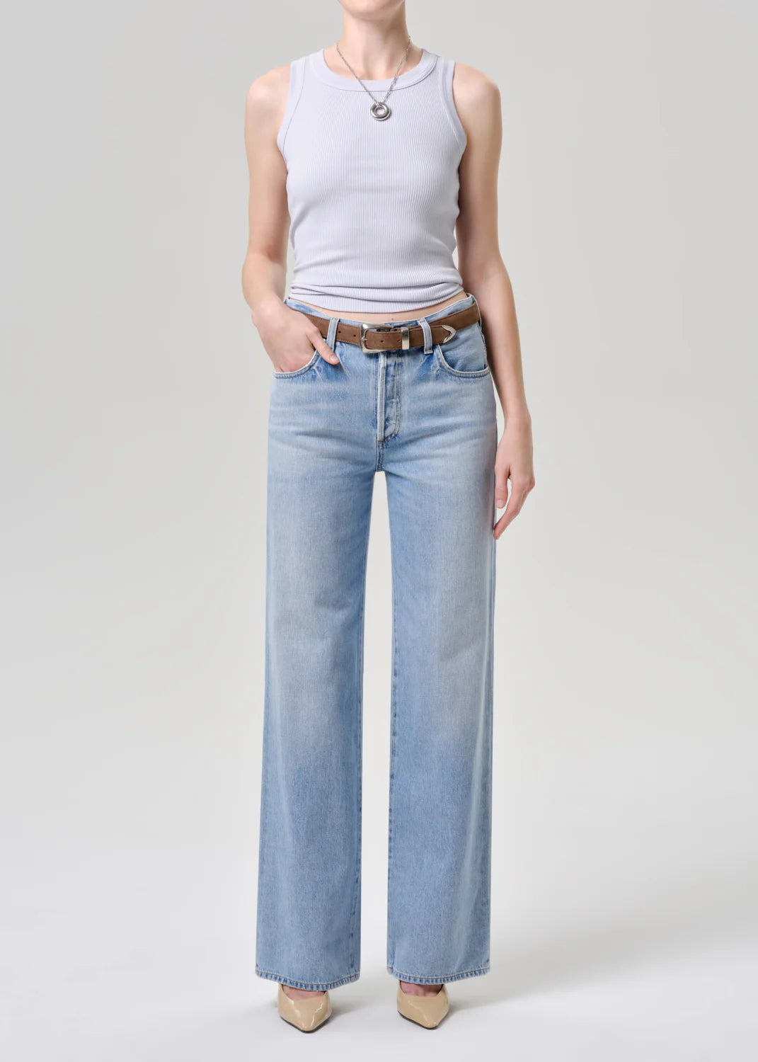 Isabel Rib Tank In Pindary