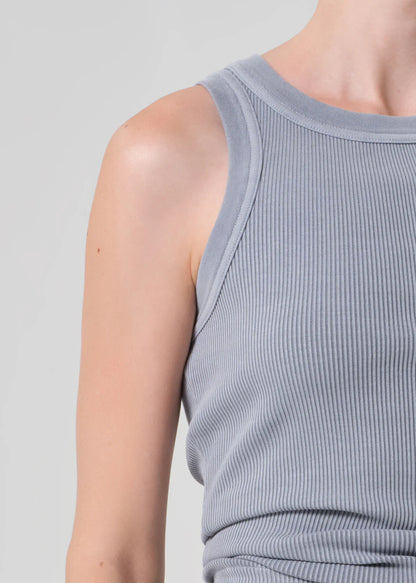 Isabel Rib Tank In Hematite