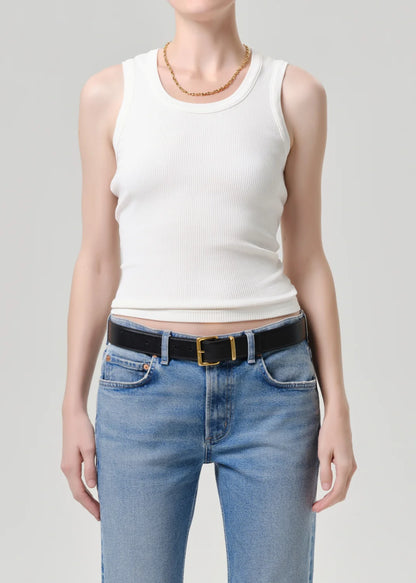 Isabel Ribbed Tank in Pashmina