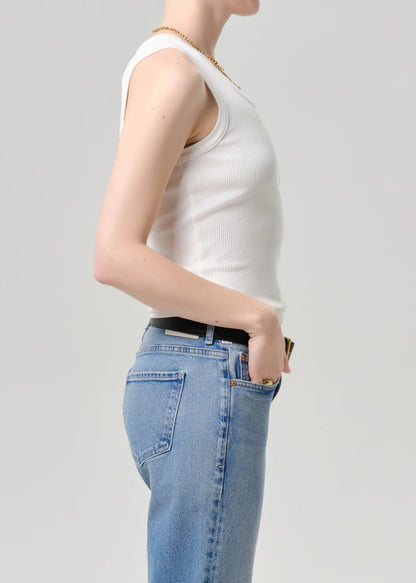Isabel Ribbed Tank in Pashmina