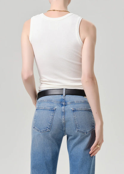 Isabel Ribbed Tank in Pashmina