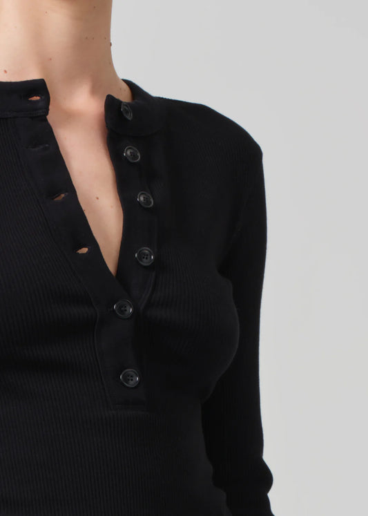 Varra Henley in Black