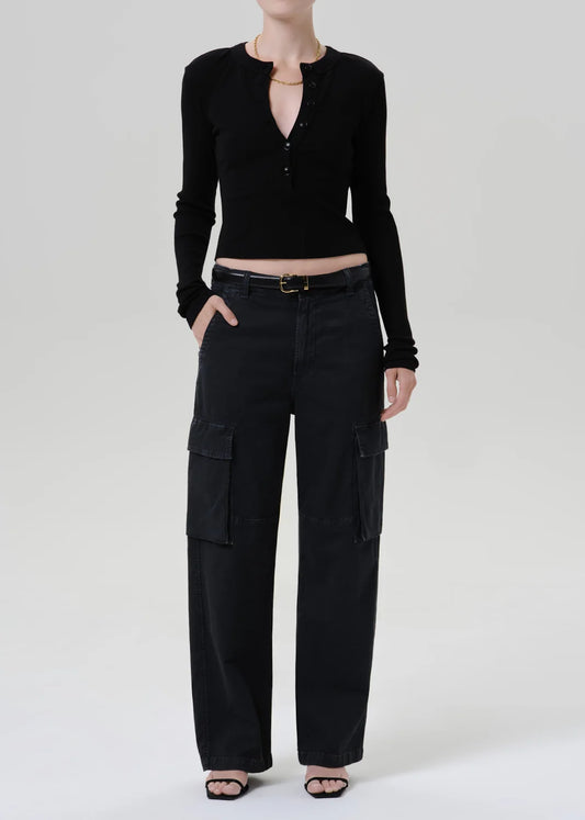 Varra Henley in Black