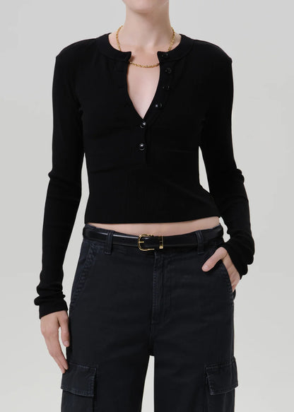 Varra Henley in Black