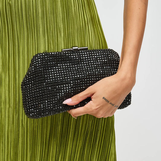 Delfina Evening Bag - Black
