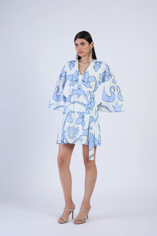 Kennedy Dress - Monaco Celeste