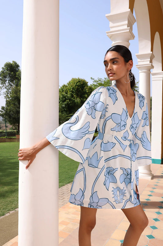 Kennedy Dress - Monaco Celeste