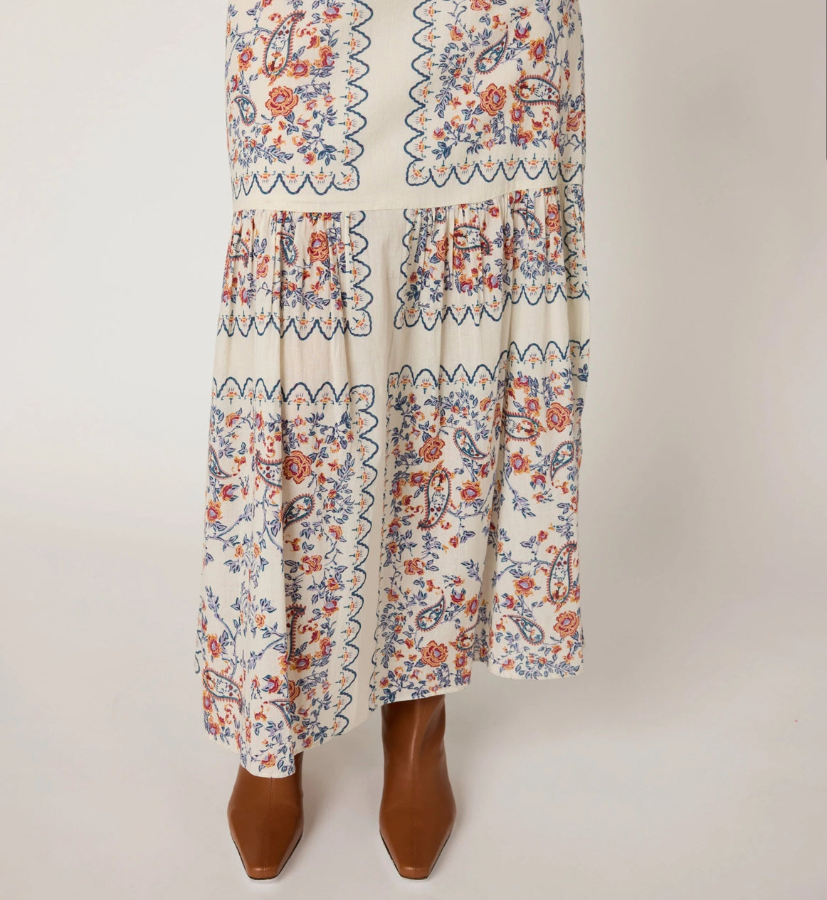 Marjorie Ankle Skirt - La Ramos