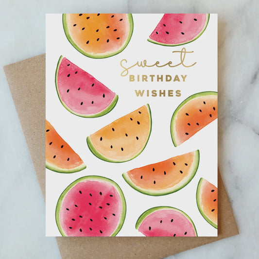 Watermelon Greeting Card