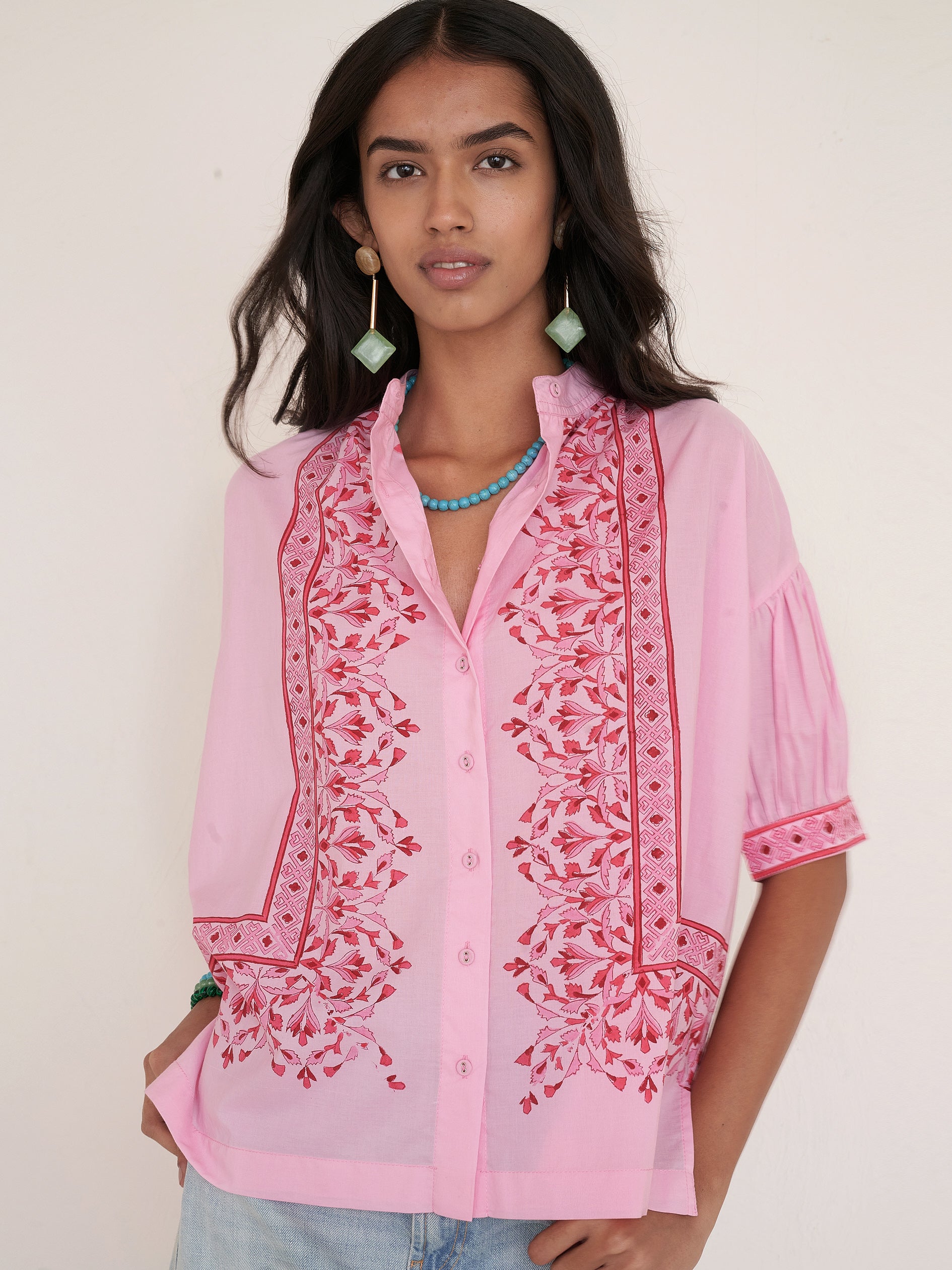 トップス bibiy QUINN EMBROIDERY TOP TOPS & BLOUSES – QUINN