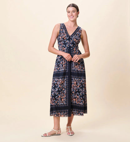 Constance Ankle Dress - Dark La Ramos