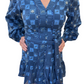 Emma Dress - Blue Block