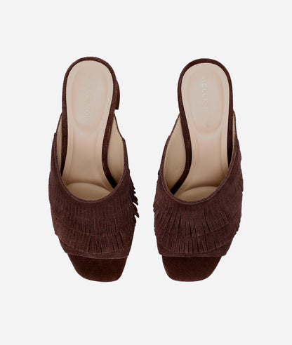 Amani Sandal - Espresso Suede