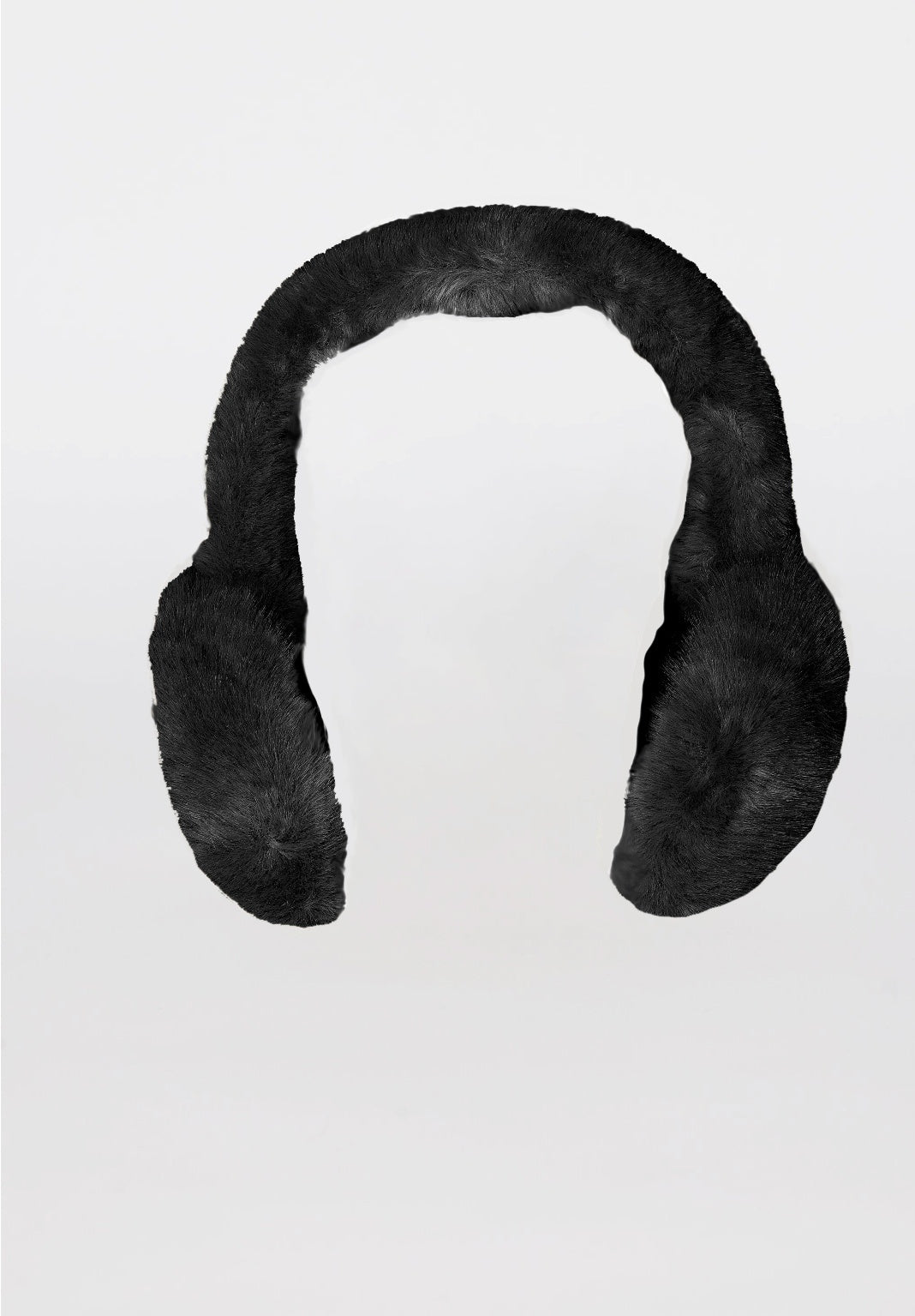 Faux Fur Earmuff - Black
