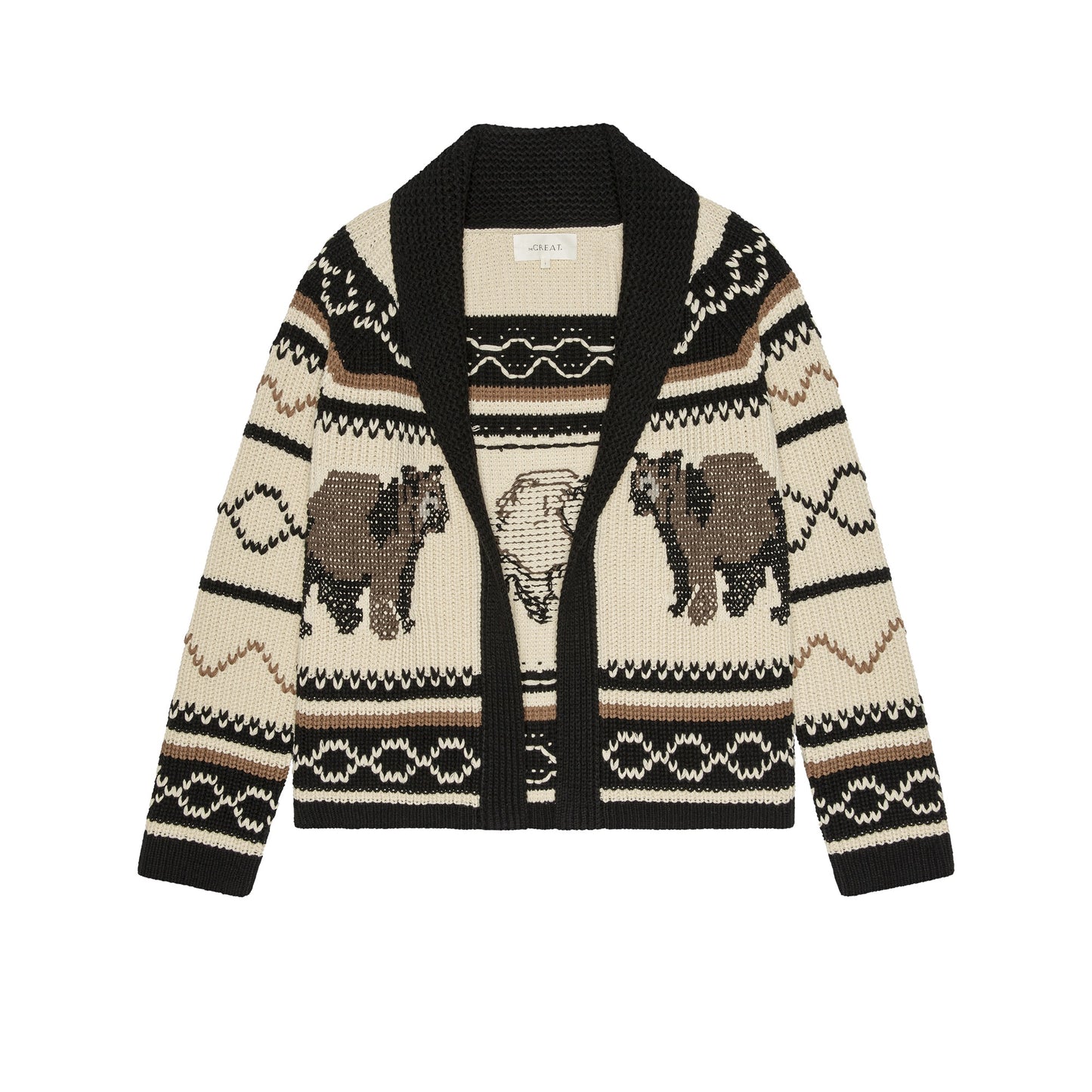 Bear Lodge Cardigan-Black