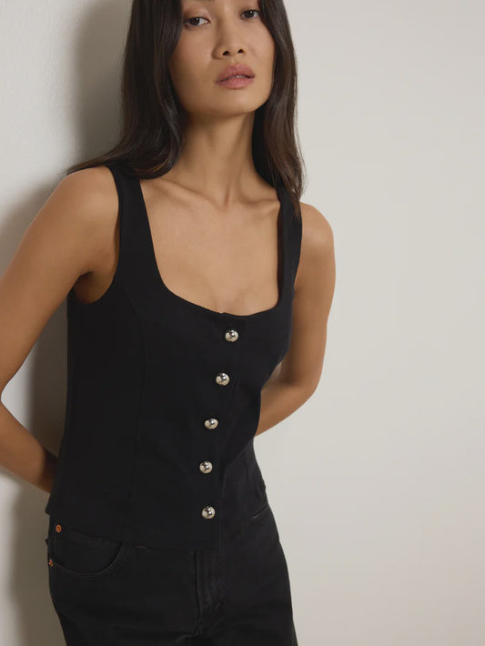 Becka Tank - Jet Black