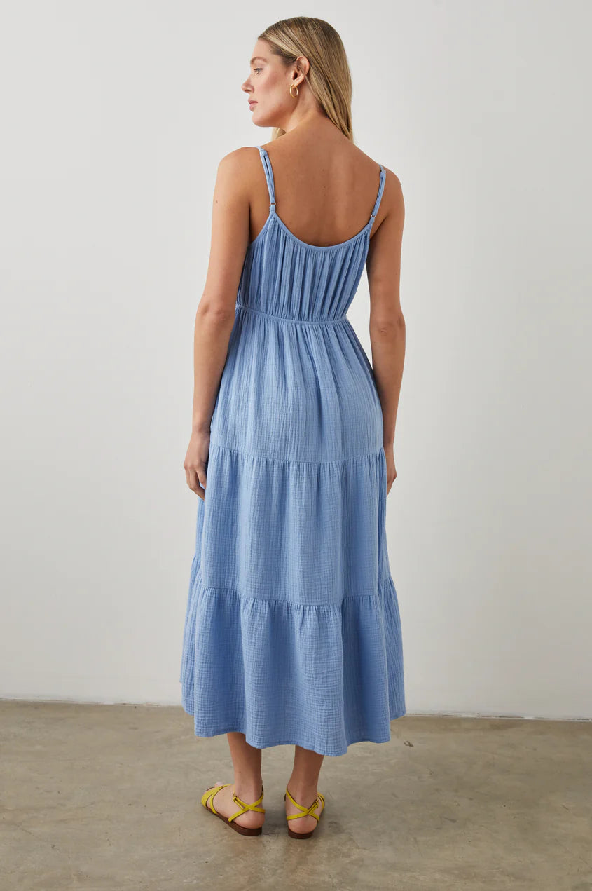 Blakely Dress - Vista Blue