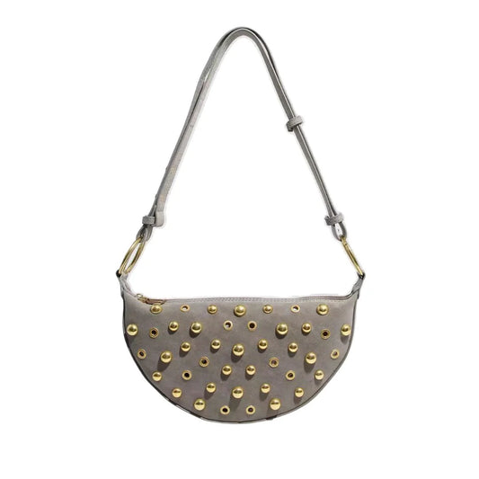 Sloane Studded Bag - Gray