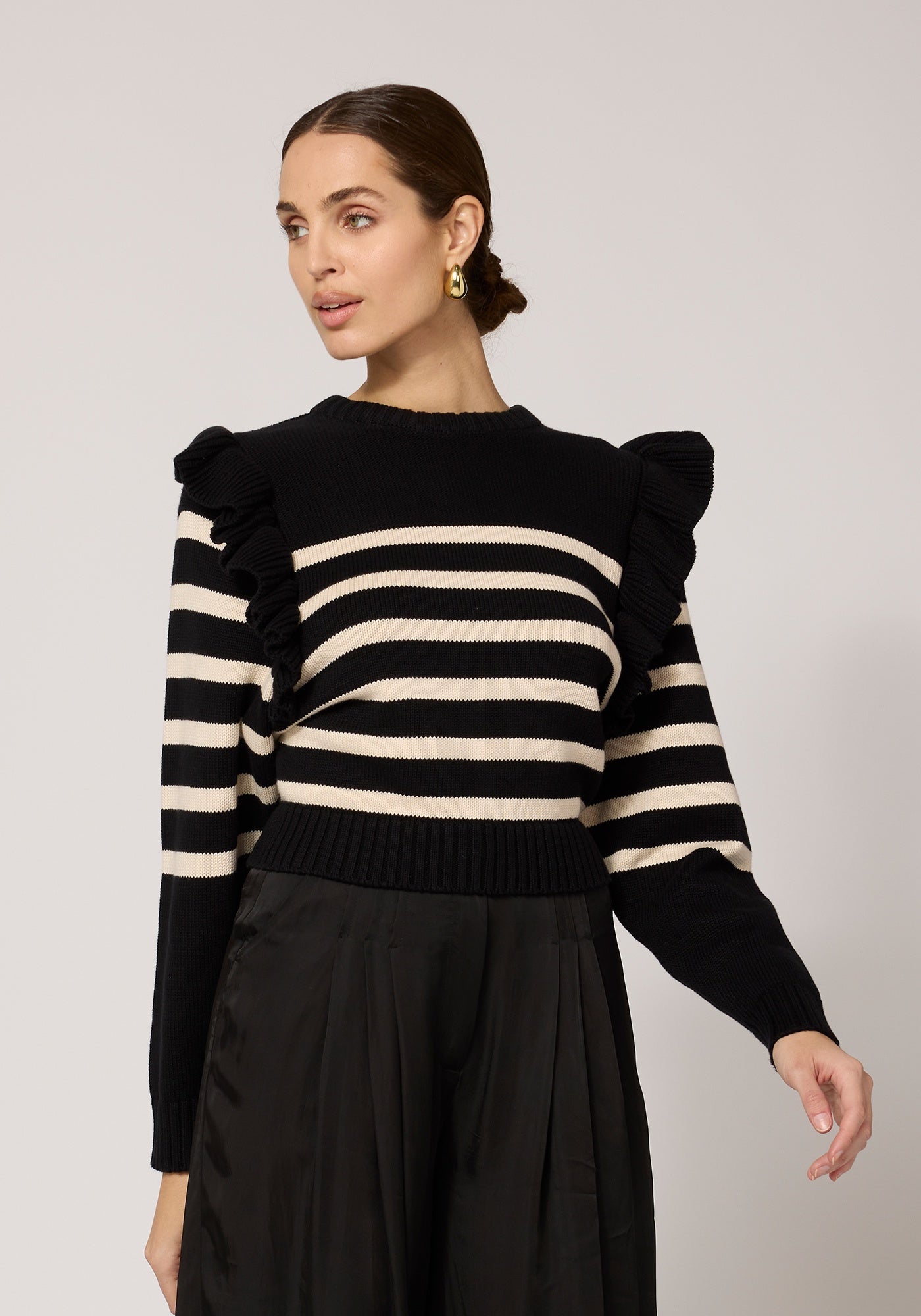 Blair Sweater - Black | Ivory