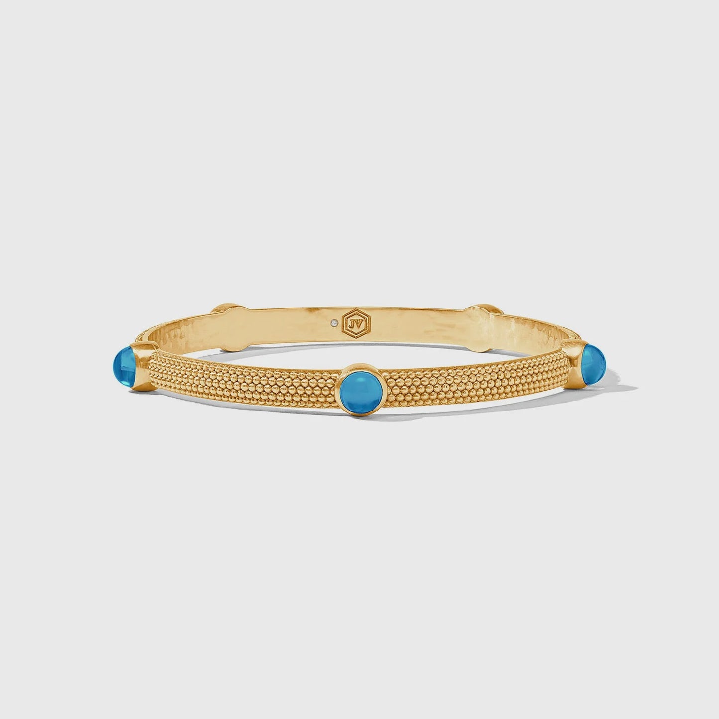 Cabochon Bangle - London Blue