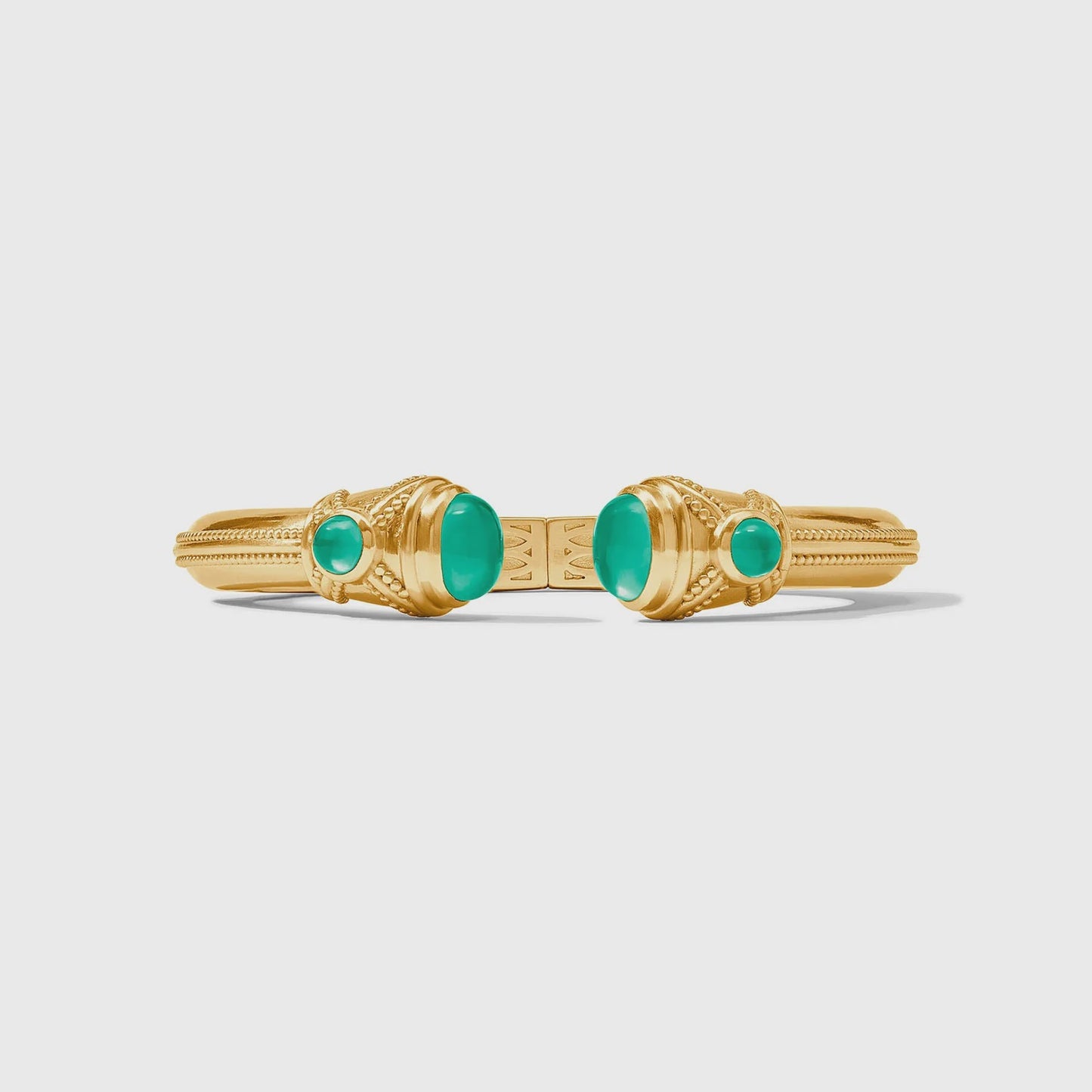 Cabochon Demi Cuff - Emerald Green