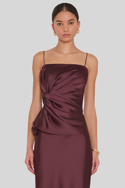 Maci Top - Oxblood