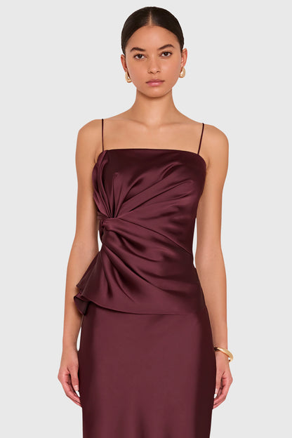 Maci Top - Oxblood