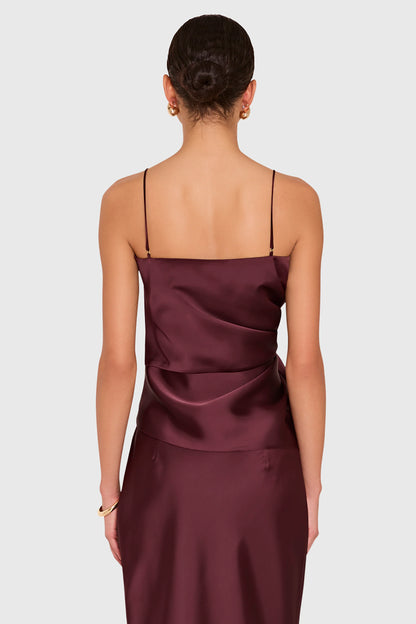Maci Top - Oxblood
