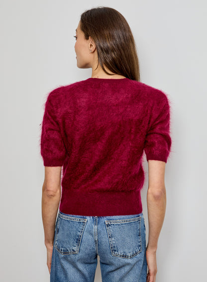 Winetasting Brushed Cashmere Sweater - Barolo