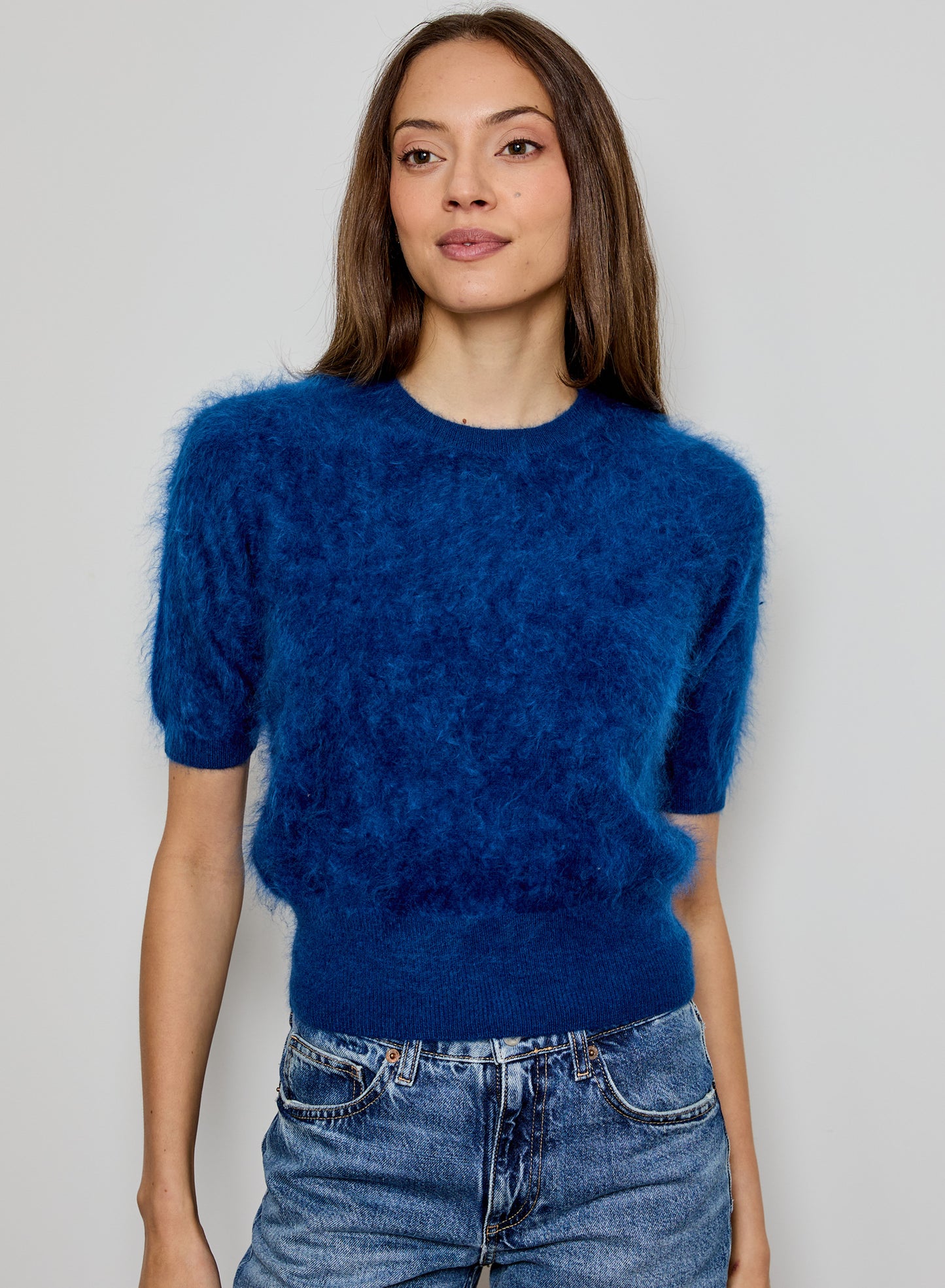 Winetasting Cashmere Crewneck Sweater - Midnight