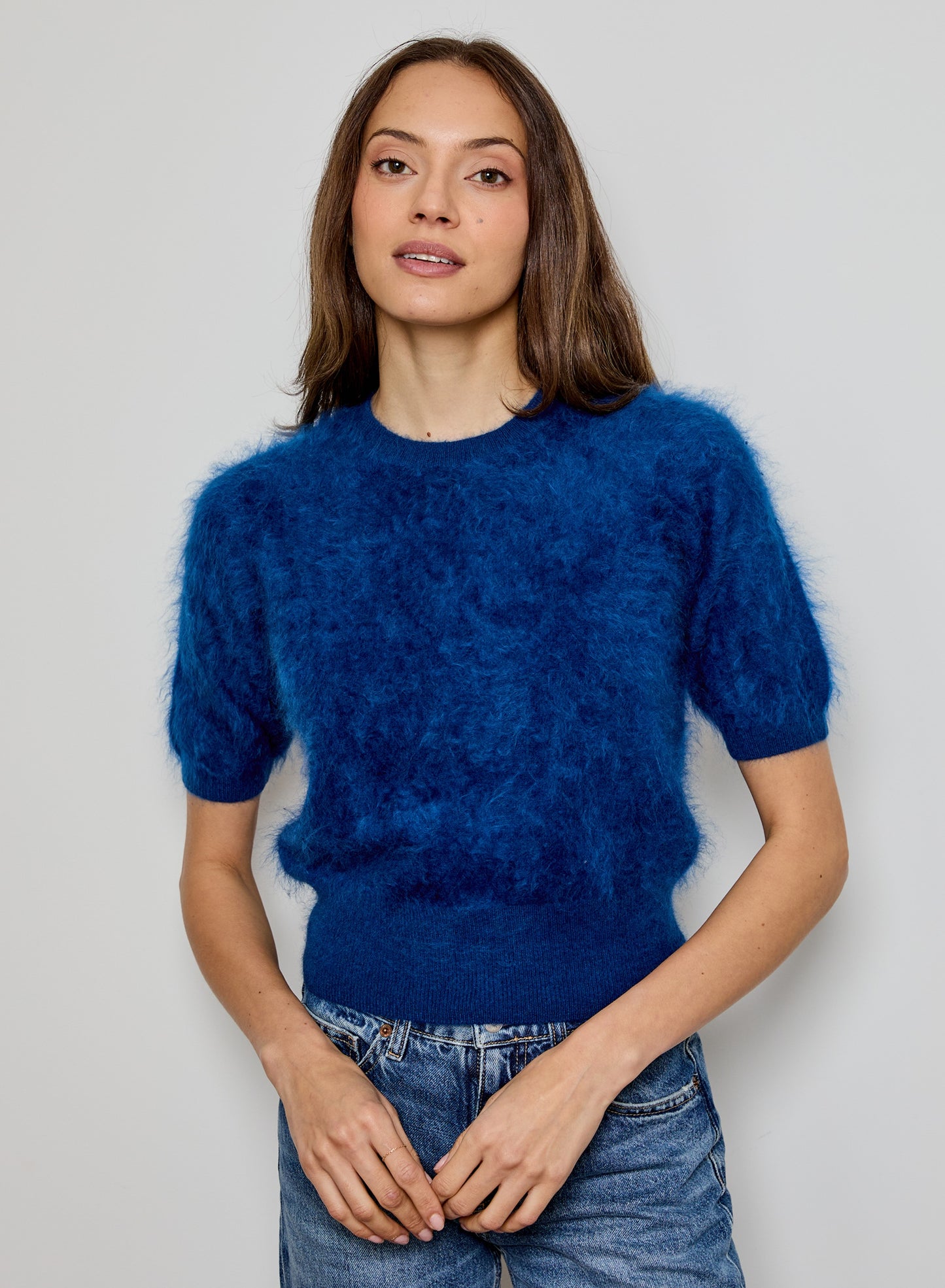 Winetasting Cashmere Crewneck Sweater - Midnight