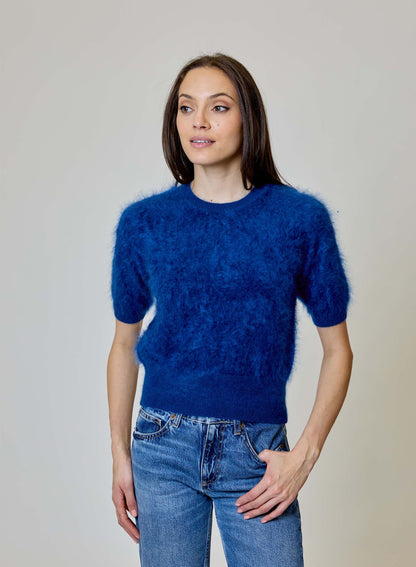 Winetasting Cashmere Crewneck Sweater - Midnight