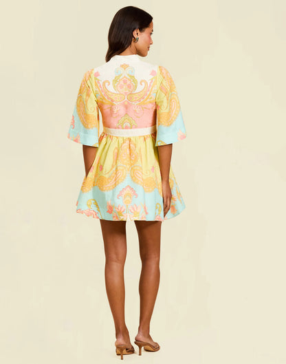 Carmen Mini Dress - Venetian Paisley