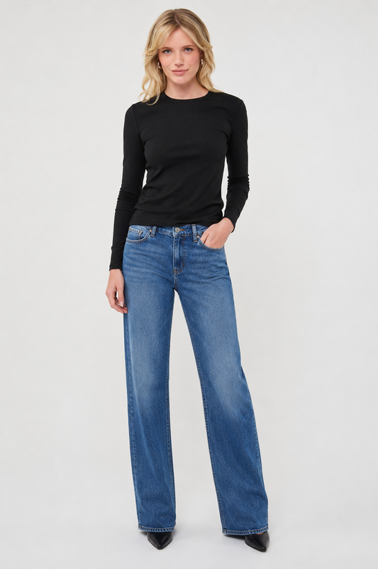 Riley Essential Top - Black