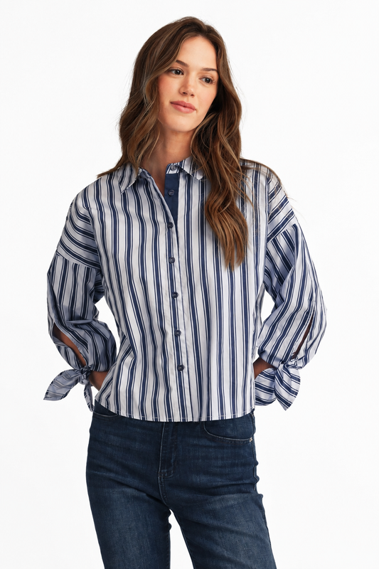 Tatum Tie-Sleeve Shirt