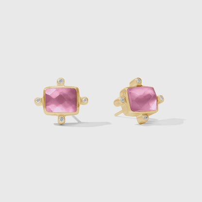 Clara Stud - Iridescent Tourmaline Pink