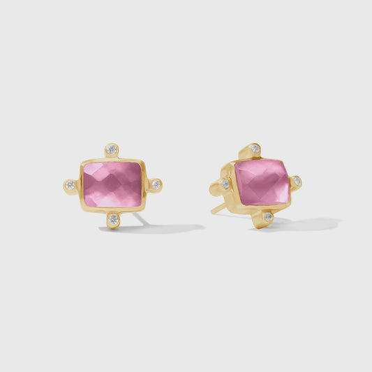 Clara Stud - Iridescent Tourmaline Pink