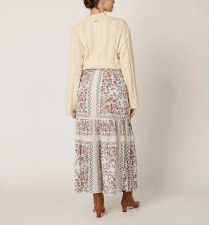 Marjorie Ankle Skirt - La Ramos