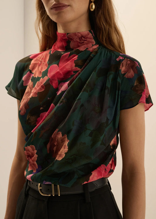 Graceful Top-Gemstone Floral