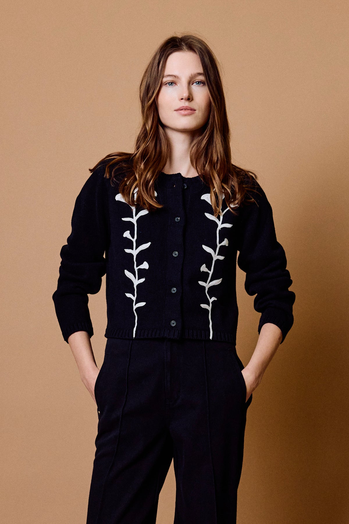 Samantha Sweater - Black Ivory