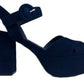 Determined Heel in Navy Suede