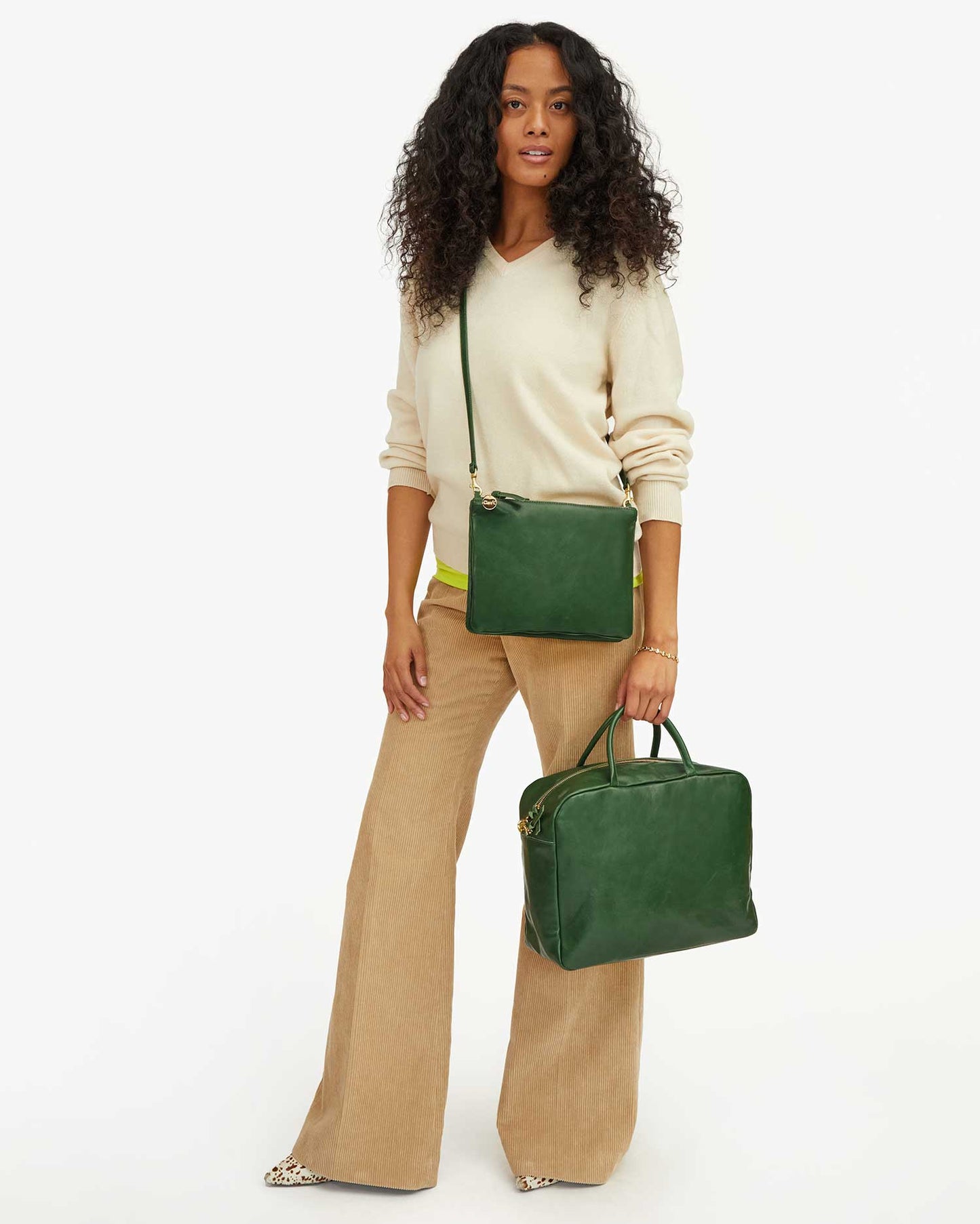 Double Sac Bretelle - Evergreen