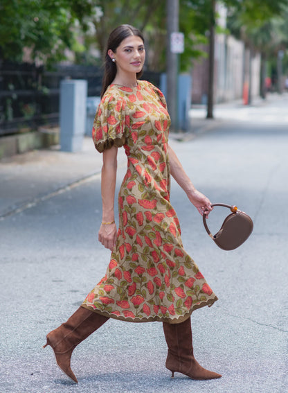 Deidre Dress in Fan Toss