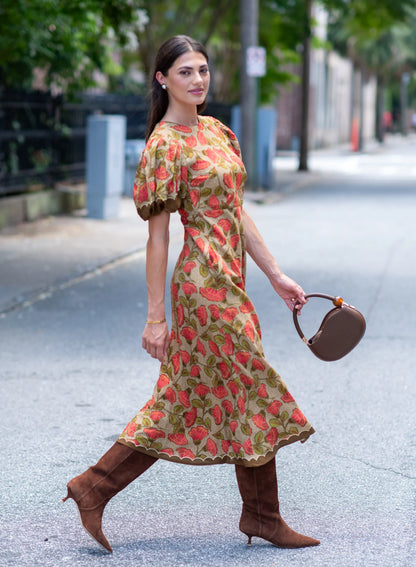 Deidre Dress in Fan Toss