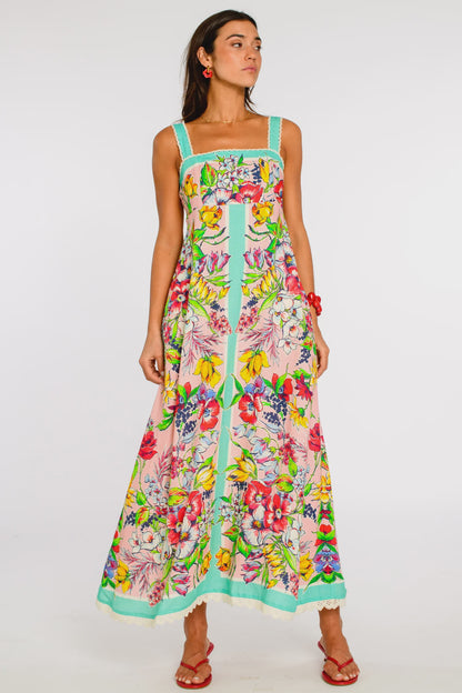 Annalisa Dress in Vintage Scarf