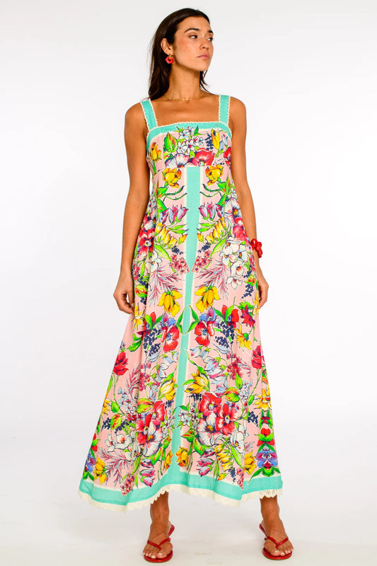 Annalisa Dress in Vintage Scarf